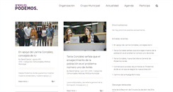 Desktop Screenshot of podemosaviles.info